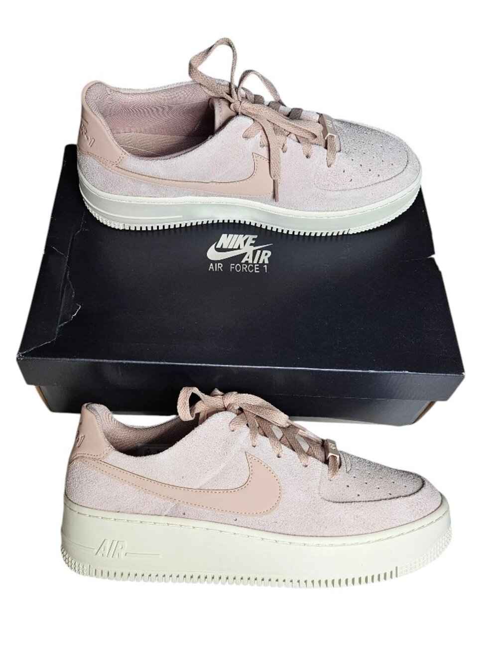 Nike Women's Air Force 1 '07 LX Sneakers, Pink Suede, Low Top, 11.5, New in Box